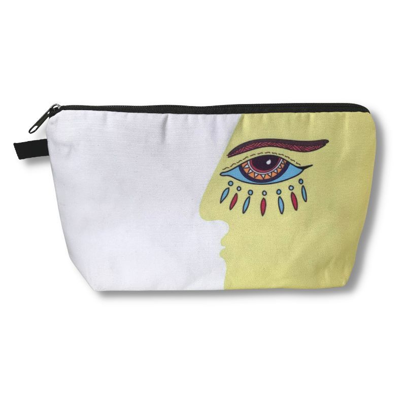 Devil's Eye Makeup Bag for Women Travel Cosmetic Purse Small Pouch