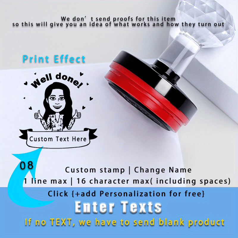 Customized Round Spanish Sello Well Done Teacher Name Stamp Children Self  Inking School Assessment Plastic Shell Seal Good Job Great Excellent Keep  Up Number One For Diy Handmade Scrapbooking - Temu Hungary