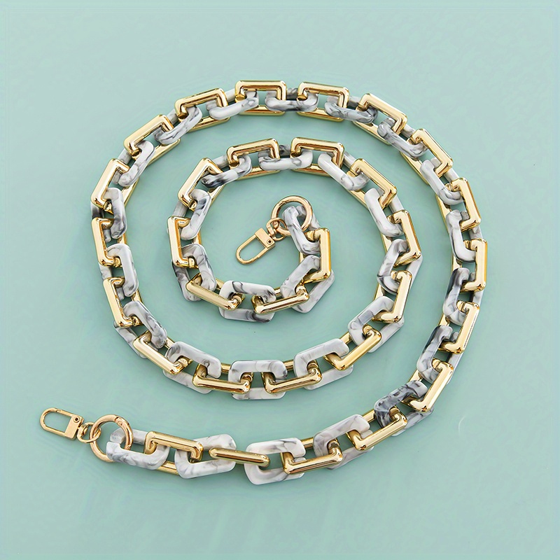 Louis Vuitton Monogram Chain Necklace Silver/Orange in Silver  Metal/Plexiglass with Silver-tone - US