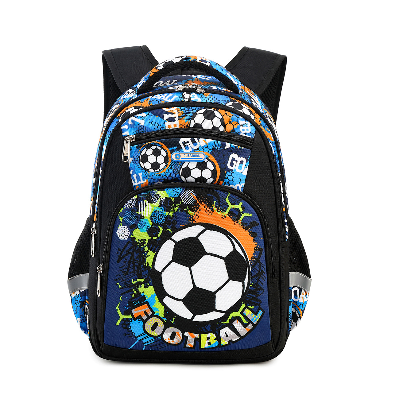Kids Backpack Astronaut Mermaid Pattern Large Capacity