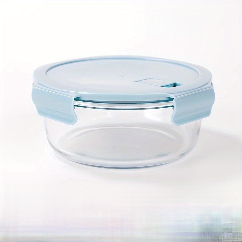 2 Round Microwavable Glass Lunch Box (Foodluck Flat) - ICYCSBS400H