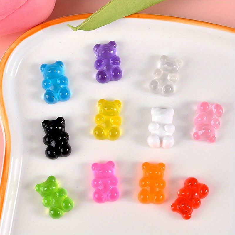 Ylxzuje Charms for Shoes Clogs Bubble Slides Sandals, 22 Pcs Cute Gummy  Resin Bear Charms, Girls Teens Women Adults Bling Shoe Charms Accessories  DIY
