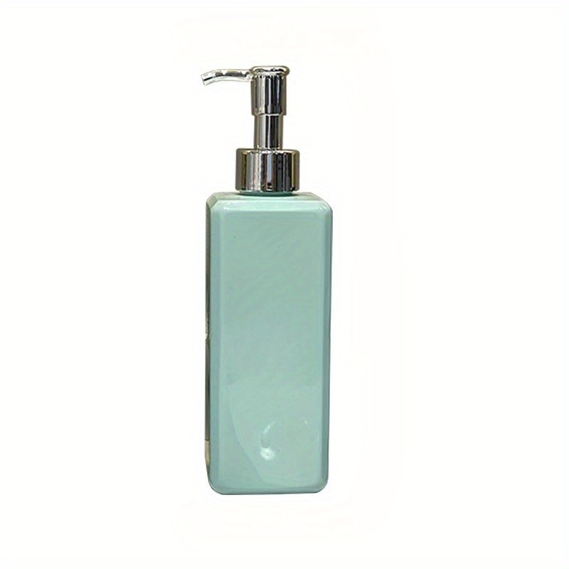 TEMU Shower Gel Pump Bottle 250ml Shampoo Bottle Square Lotion Bottle Hand Soap Bottle Soap Dispenser