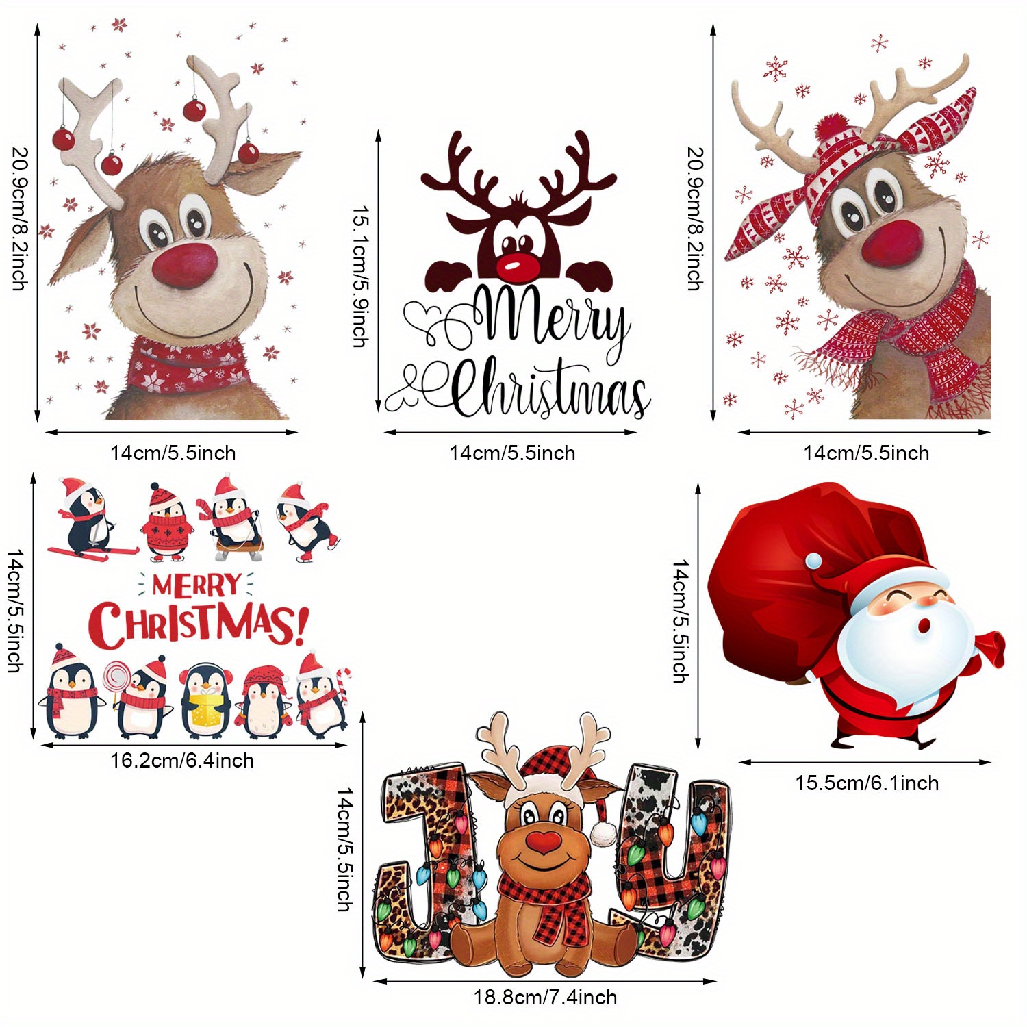  Christmas Iron On Transfers,Christmas Iron On Patches Winter  Xmas Grinch Iron On Stickers Christmas Hat Heat Transfer Decals Patches For  T-Shirts Bags Clothing DIY Decorations Garments Accessories