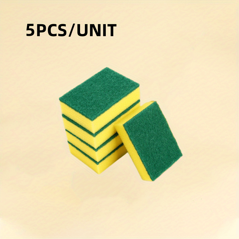 10pcs/set Kitchen Cleaning Sponge, Multi-purpose Double-sided Sponge