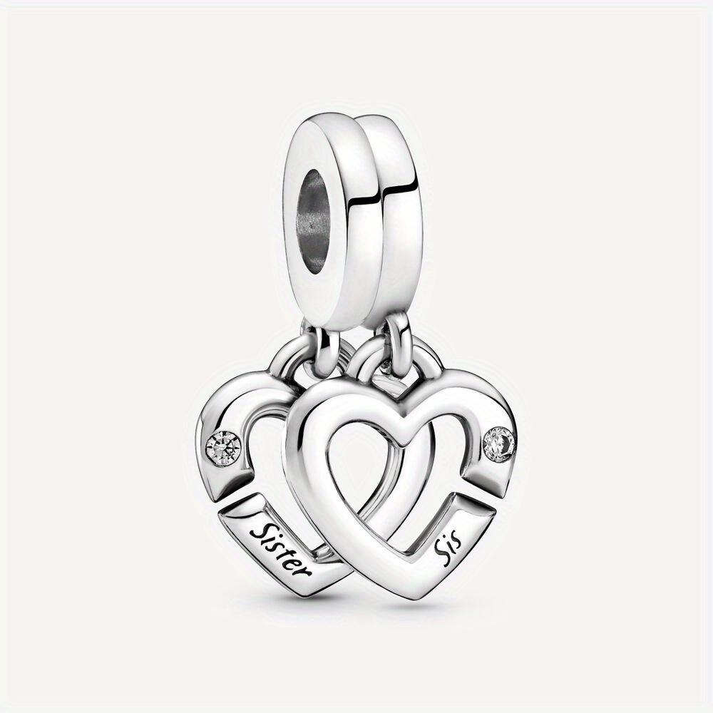 925 Sterling Silver Love Series Heart Shape, Angel And Wings