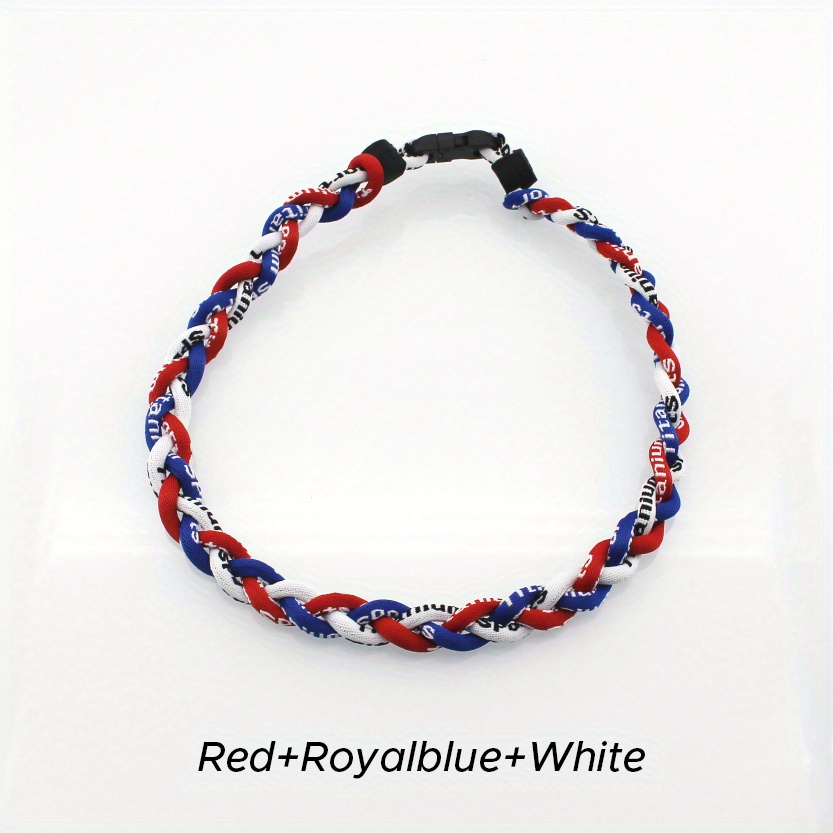 Hand-woven Braided Necklace: Perfect Gift For Sports Fans! - Temu
