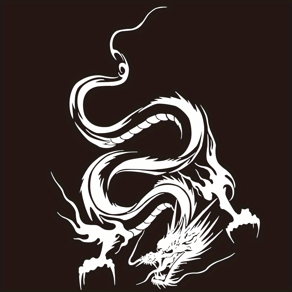 Japanese dragon vinyl decals for car & truck
