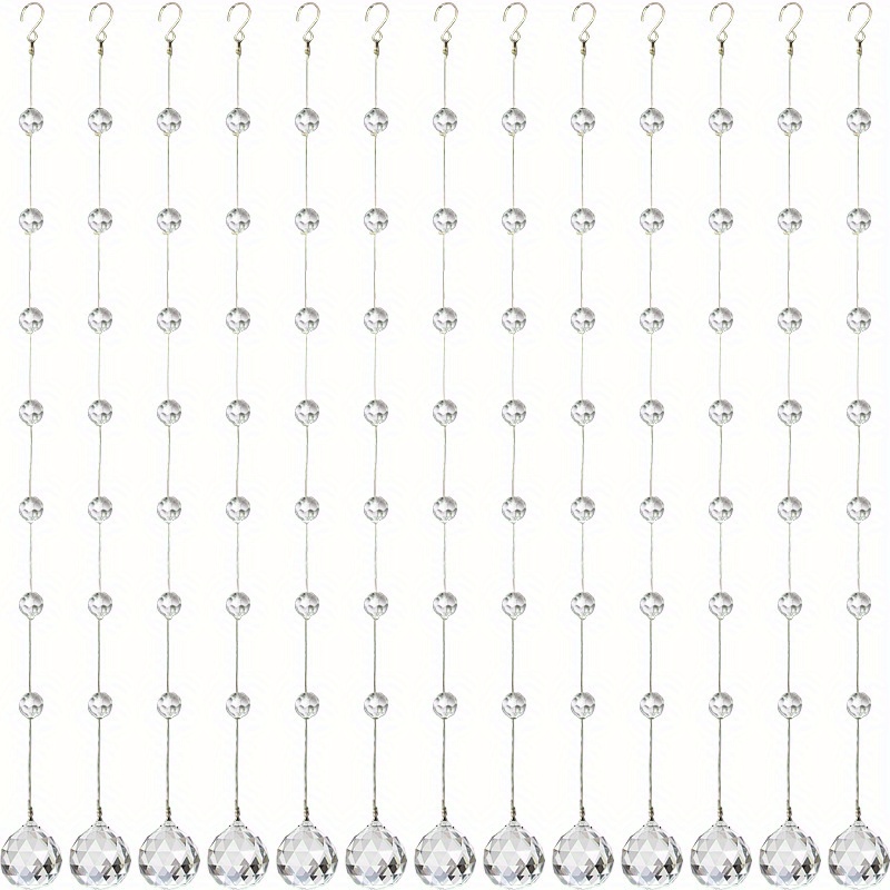 Acrylic Crystal Bead Curtain ( Bead String Including Crystal - Temu