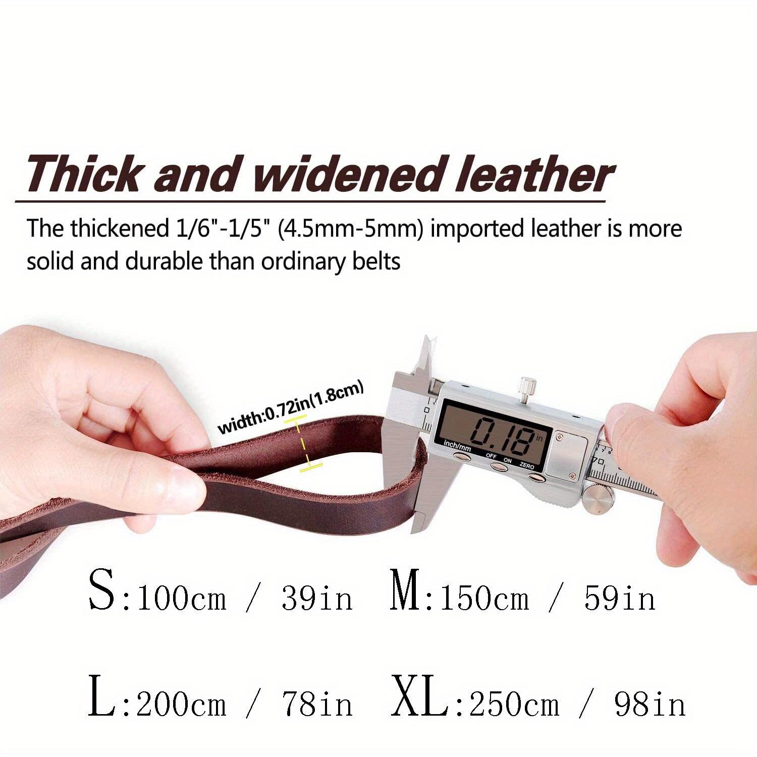 Leather Dog Leash 6ft x 3/4 inch,Strong Heavy Duty Genuine Leather Braided  Dog Training Leash, Soft and Comfortable Leather Leash for Large Dogs,  Medium Small Dogs (Brown) : : Pet Supplies