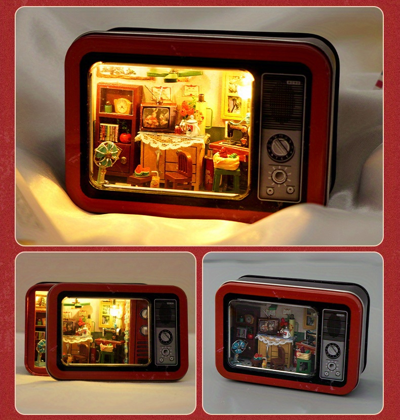 Miniature Box Theater 3d Model Diorama Theater Diy Mini - Temu