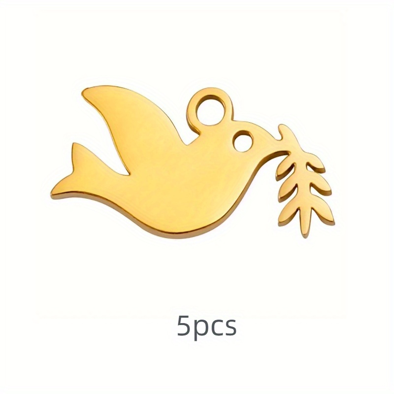 Buy wholesale Gold Plated Sterling Silver Dove Brooch for Women