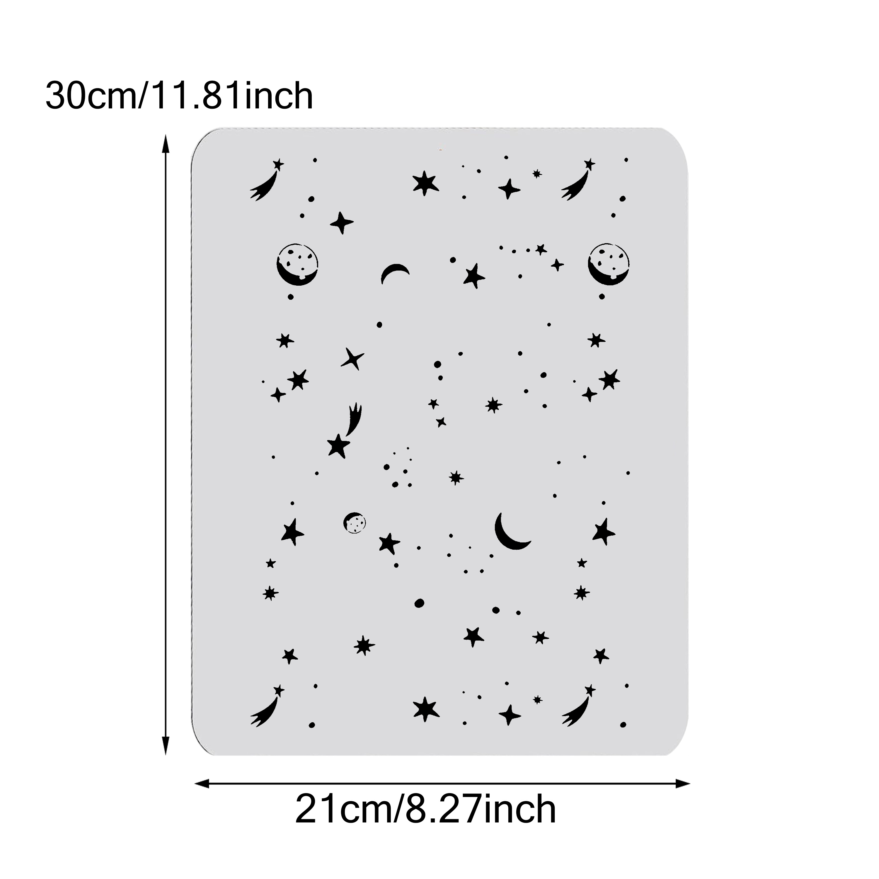 Stars Shape Diy Painting Stencils Reusable Drawing Templates - Temu