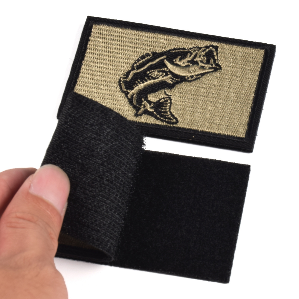 Perch Iron-on Embroidered Patch Quality Fish Patches for Jackets, Hats,  Vests, Backpacks Fishing Gifts Men & Women 