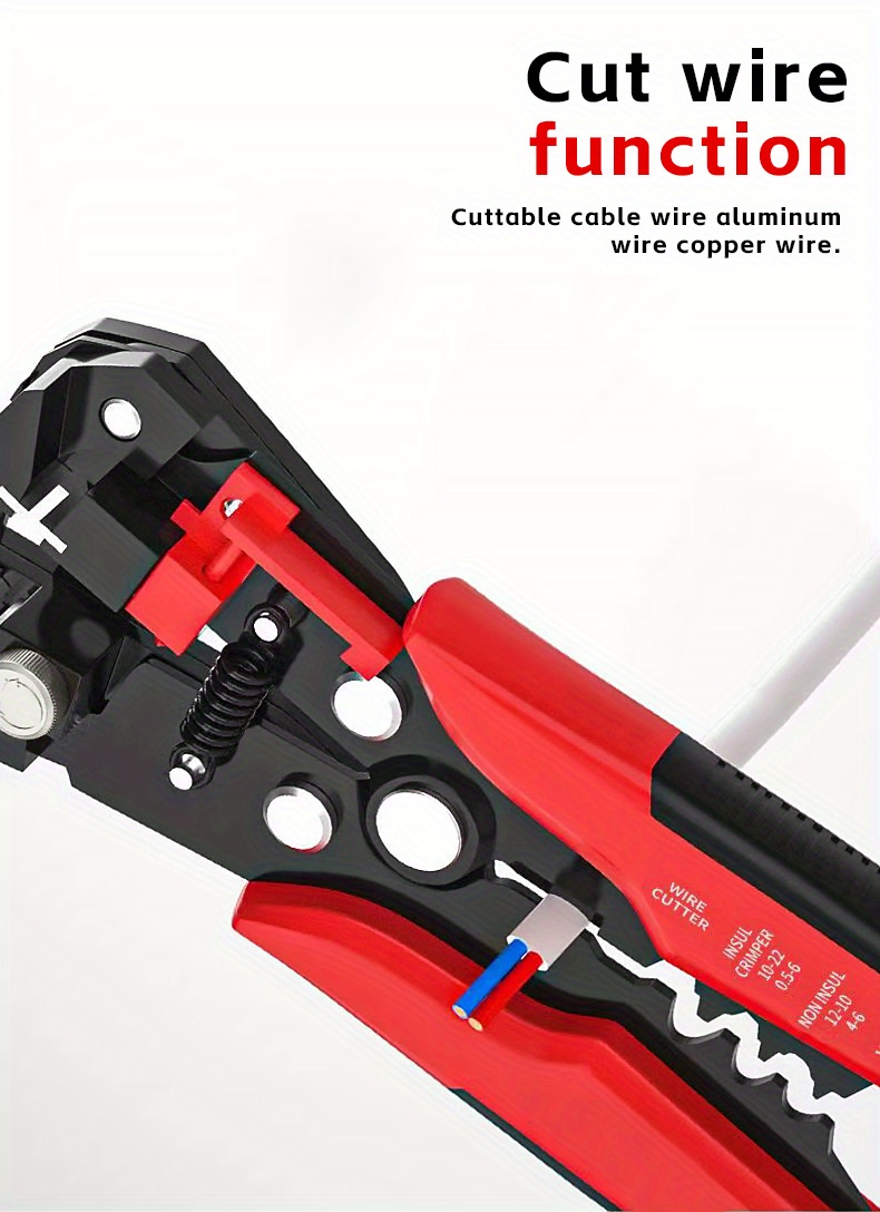 Automatic Wire Stripper: Multifunctional Cable Cutter Pliers - Temu