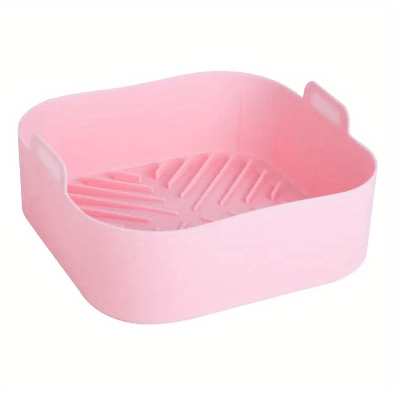1pc Pink Air Fryer Mat, Silicone Baking Mat For Household Air
