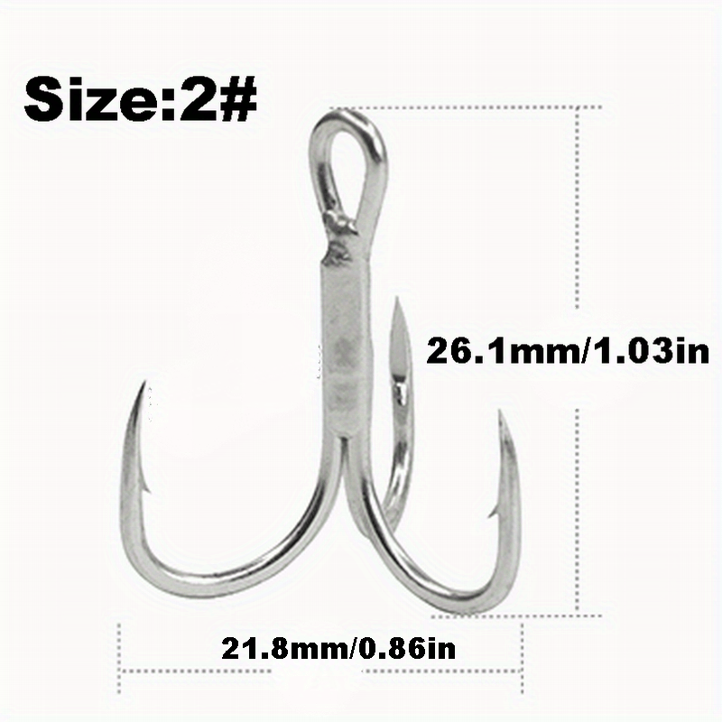 2pcs Bag Sea Fly Fishing Hook Slides Freely Stainless Wire