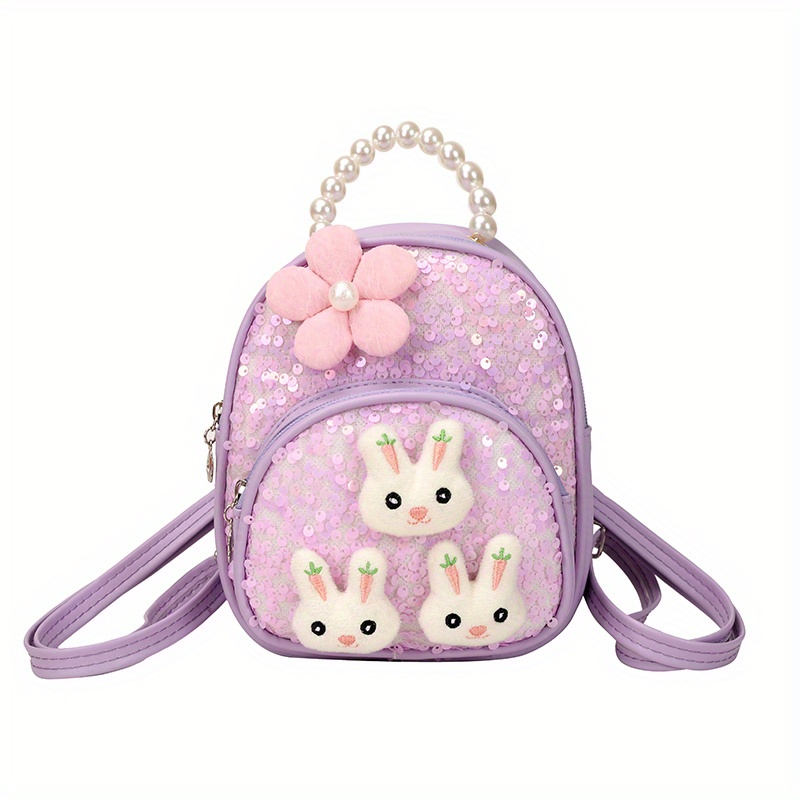 Sequin Rabbit Backpack for Kids