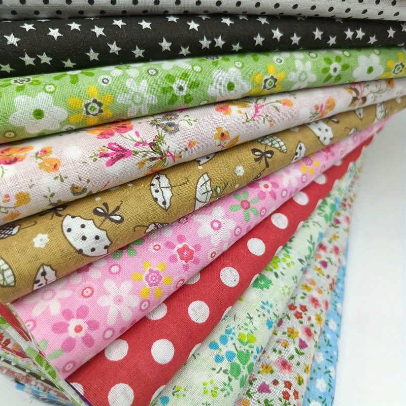 Yatihugy 30 Pcs Quilting Fabric by The Yard,Cotton Fabric Bundles Patchwork for Dressmaking Clothes,Material for Sewing Crafting