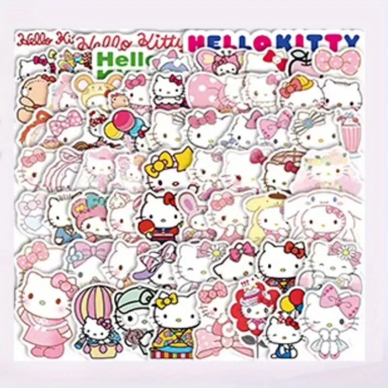 New 50 Pieces Kawaii Kuromi Stickers Cute Hello Kitty Stickers for Laptop  Case Girls Sanrio My Melody Anime Stickers Kids Toys - Realistic Reborn  Dolls for Sale