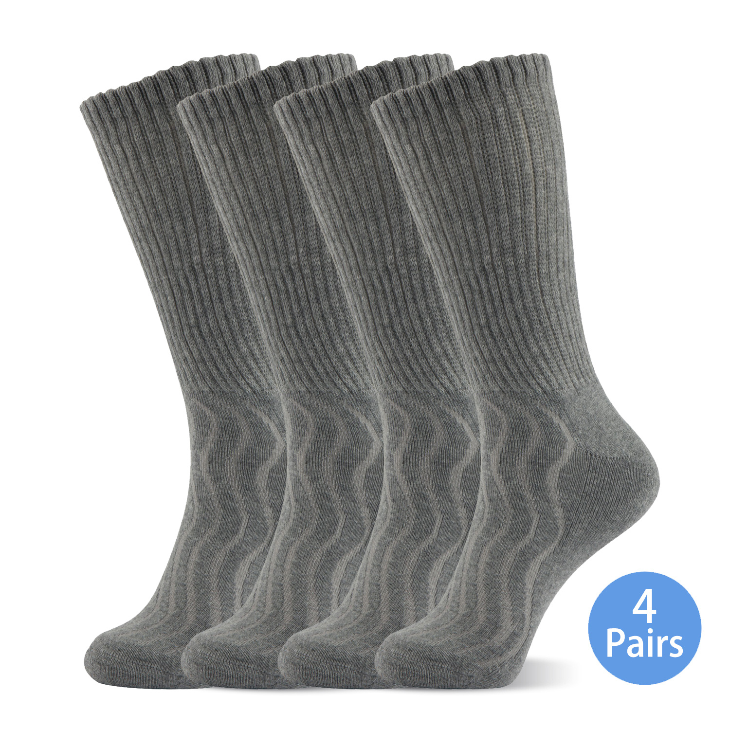 Paquete de 3 pares de calcetines deportivos sin costuras que absorben la  humedad para hombre