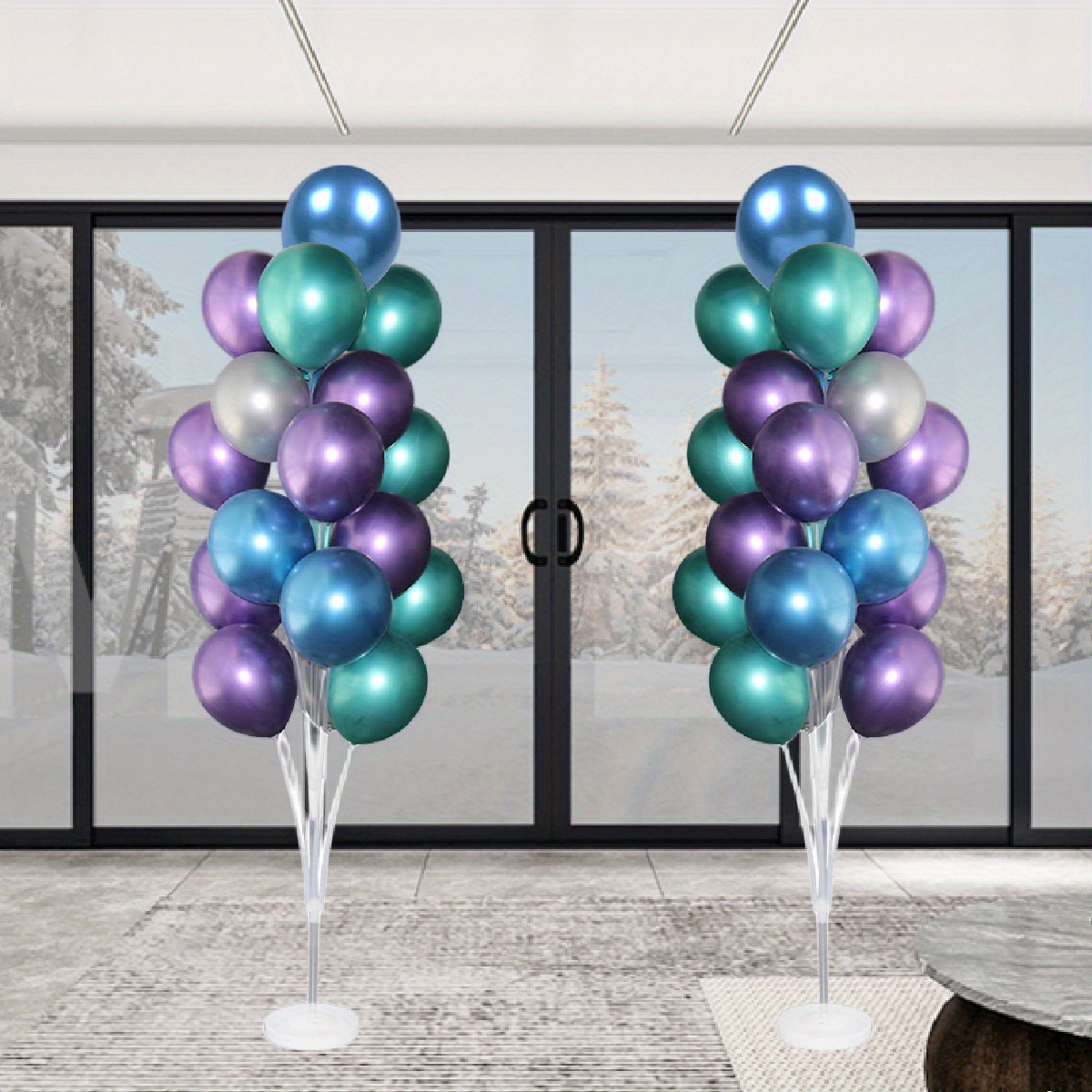 Balloon Stand Balloon Column Stand Kit Balloon Clips Balloon Temu