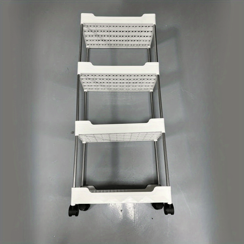 Small Cart Storage Rack Kitchen Floor Bedroom Snacks Mobile Bathroom Storage Rac