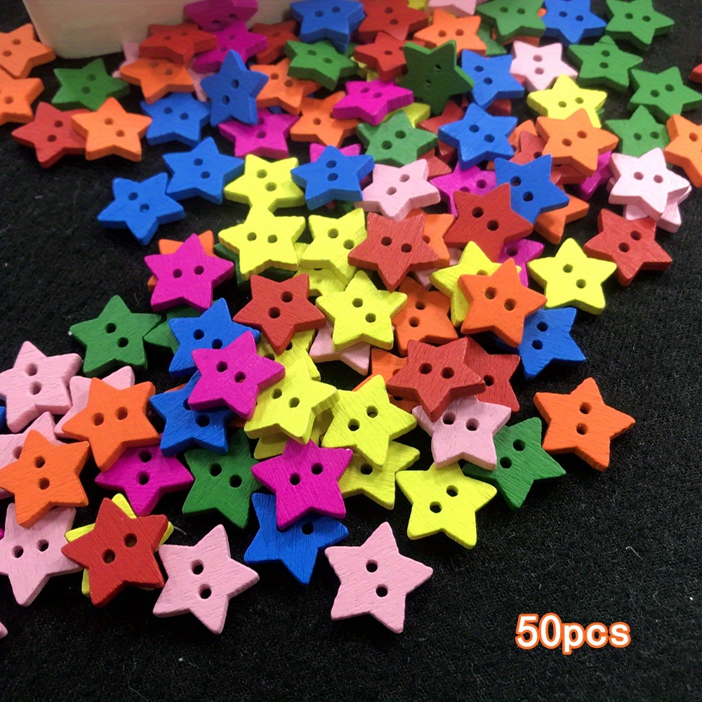 Five pointed Star Buttons 2 Holes Resin Sewing Buttons - Temu