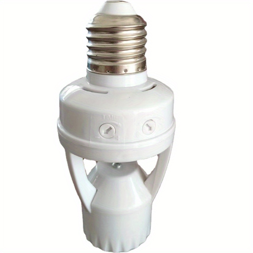 Bombilla LED con sensor de movimiento, E27 PIR, lámpara infrarroja con  sensor de movimiento, luz de detección, luces nocturnas de interruptor