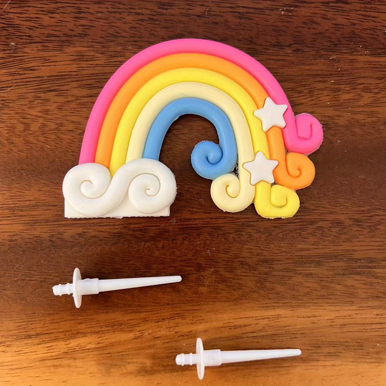 Rainbow Cake Insert Decoration Pride Theme Supplies