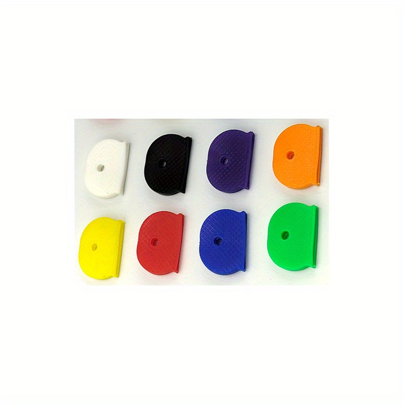 Paquete de 32 tapas para llaves, juego de etiquetas, identificador de llave  de plástico, anillos de codificación, 2 estilos JAMW Sencillez