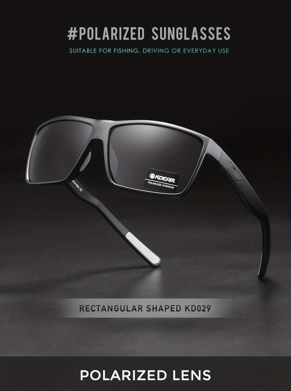 Mens Polarized Sunglasses Photochronic Lens Uv Protection