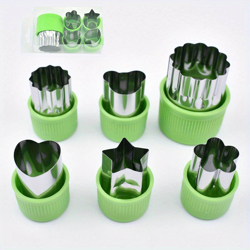 Vegetable Cutter Shapes Set Stainless Steel Cookie Cutters - Temu