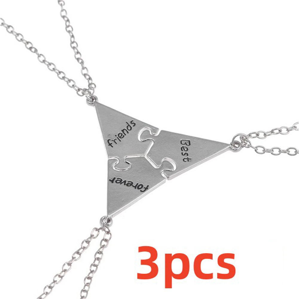 Best friends forever store necklace 3 piece