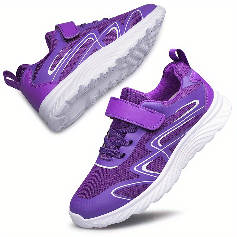 Enfants Baskets Chaussures De Course Garçons Filles Léger Mode Respire Chaussures Décontractées De Confortable Sneakers Antidérapantes EU 31-40, A