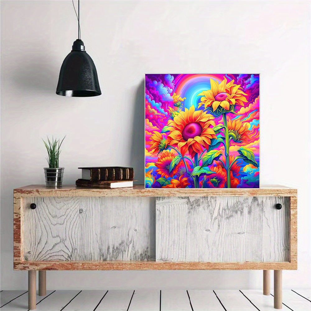 Large Size Without Frame Diy 5d Artificial Diamond Painting - Temu