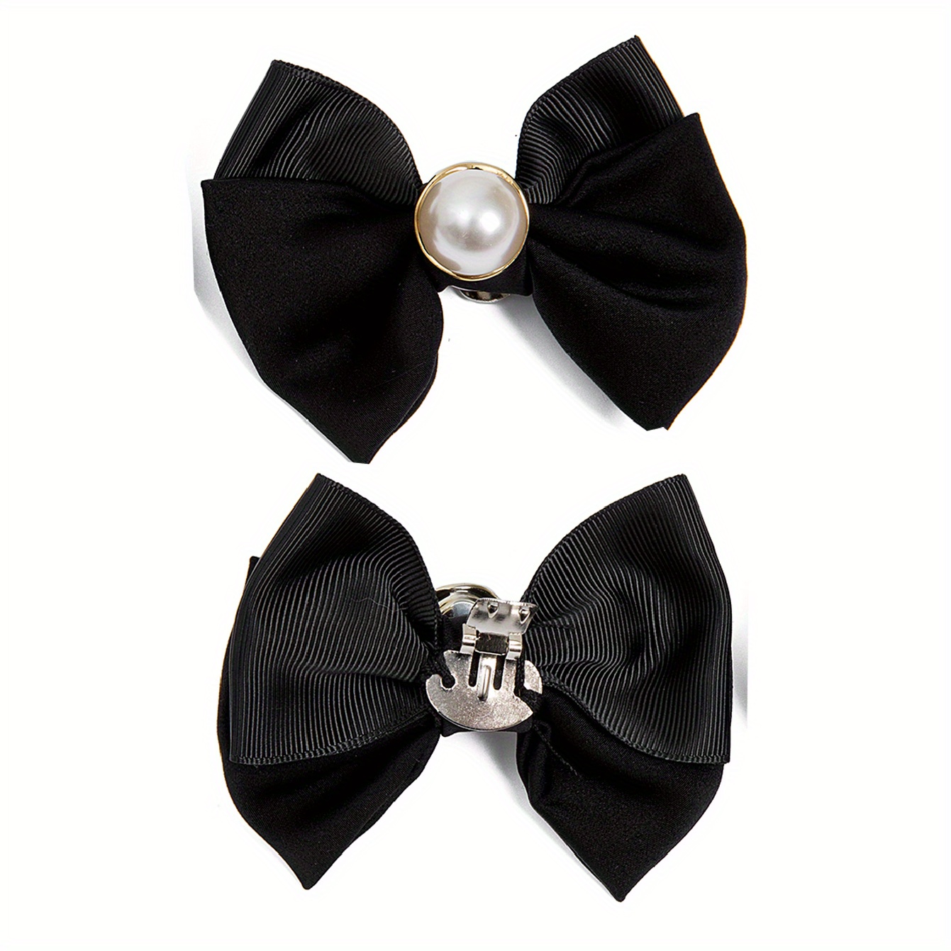 Image of New Bow Jewelry Clog High Heel Shoe Additions Shoe Card Additions Cross Jewelry Ornaments Slippers Shoe Upper Decoration 2pcs=1 Pair