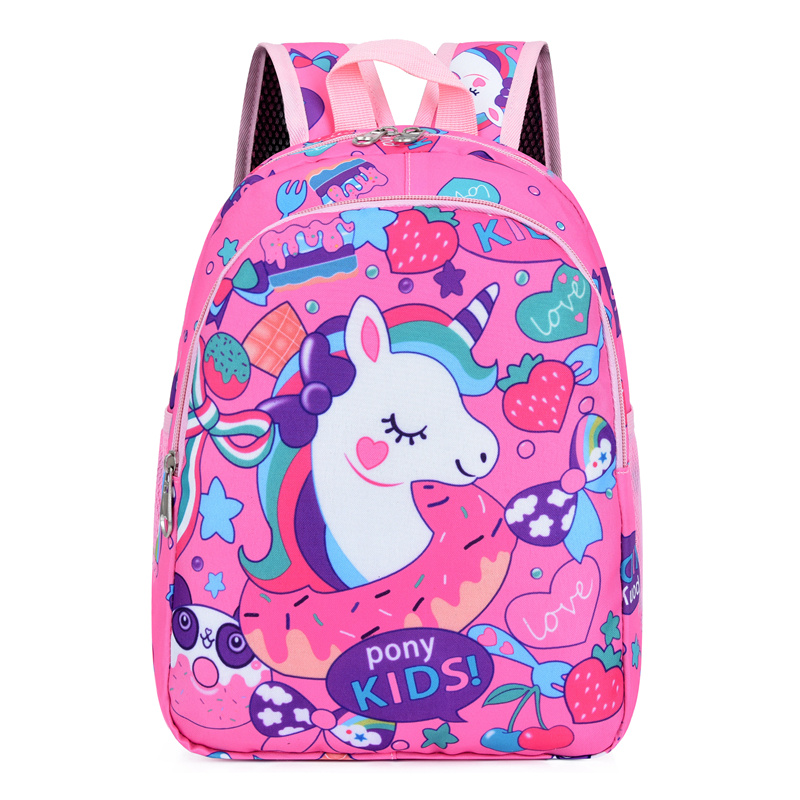 Kids Waterproof Backpack Mermaid Unicorn Kindergarten Lightweight Travel Bag