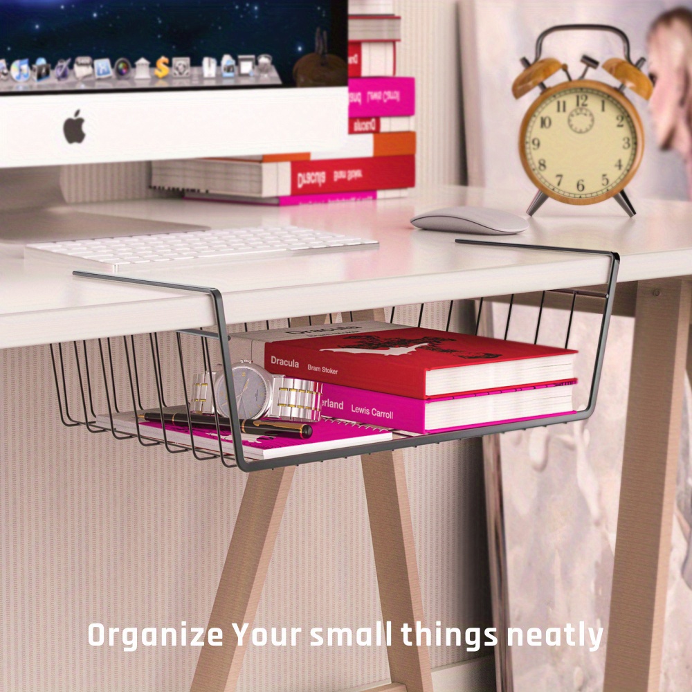 Under Shelf Basket, Hanging Under Shelf Storage Basket Under