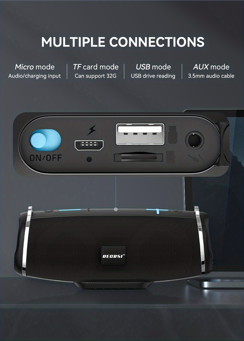 TMISHION haut-parleur Bluetooth avec micro sans fil ST‑2025 Machine de  karaoké Bluetooth Enceinte Bluetooth puissante avec deux - Cdiscount TV Son  Photo