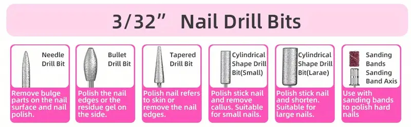 30000rpm professional nail drill machine for acrylic nail gel nails powerful electric nail file with foot pedal manicure pedicure polishing shape tools for home salon use purple details 5