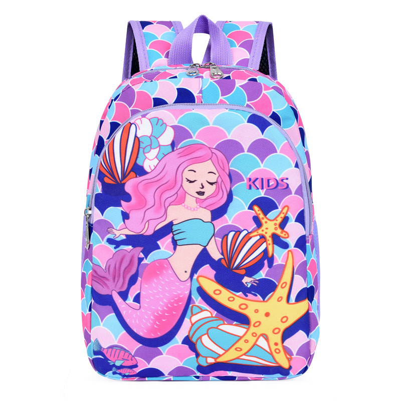 Kids Waterproof Backpack Mermaid Unicorn Kindergarten Lightweight Travel Bag