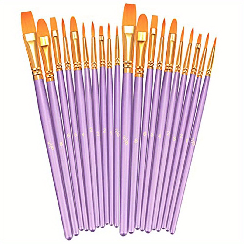 Paint Brushes Set Paint Brushes For Acrylic Painting Oil - Temu Australia