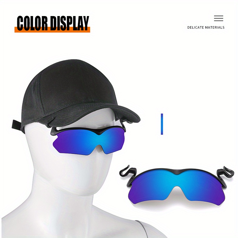 1pc Mens Adjustable Clip Polarized Sunglasses Novelty Design Clip Glasses, Shop Now For Limited-time Deals