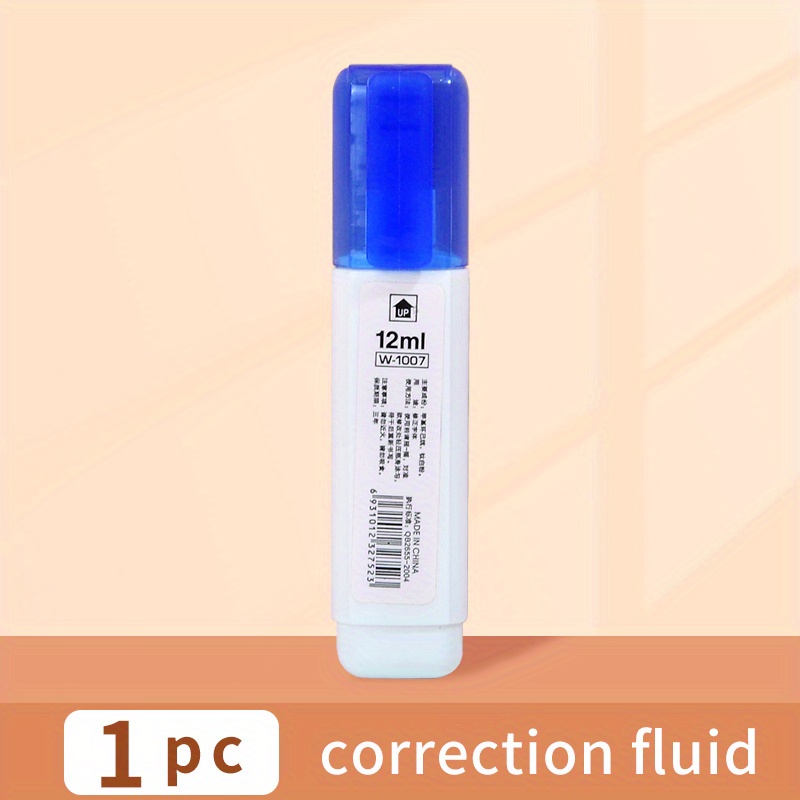 Large Capacity Correction Fluid White Dauber Brush Head Mini