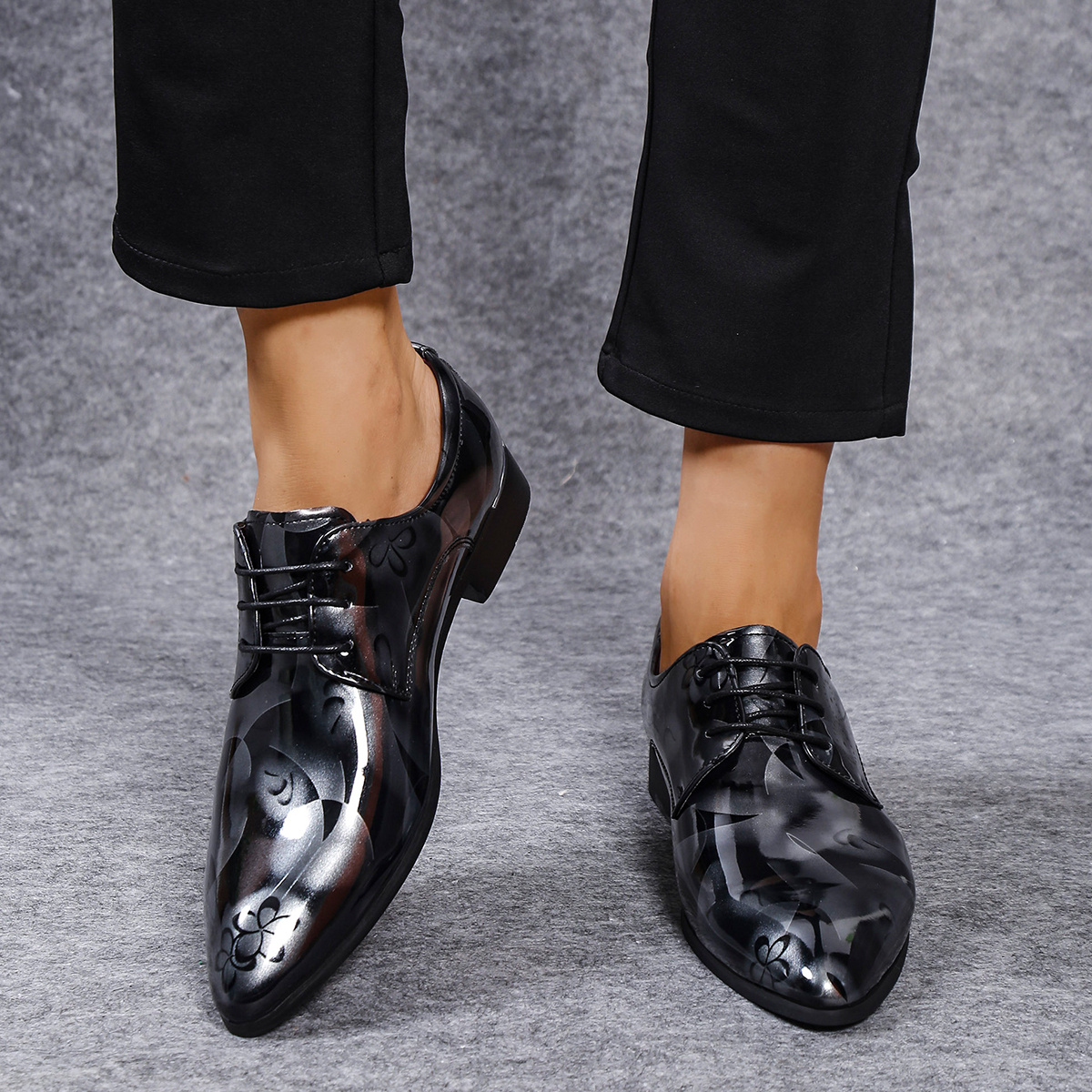 Men Dress Shoes For Men Oxfords Patent Leather Shoes Formal Wedding Party  Shoes