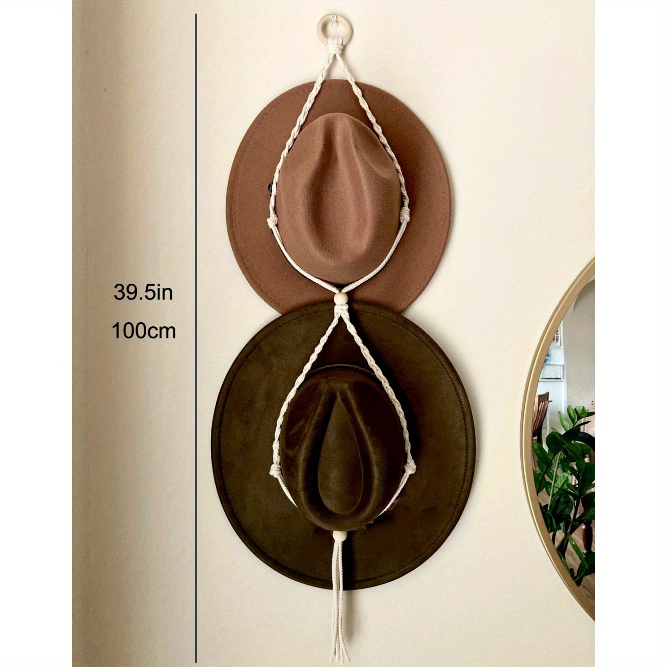 Hat Hangers, Hat Holder For Wall, Bohemian Women Hat Rack, Hat Organizer  For Wall, Hanging Hat Rack, Decorative Holder For Wide Brim - Temu Italy