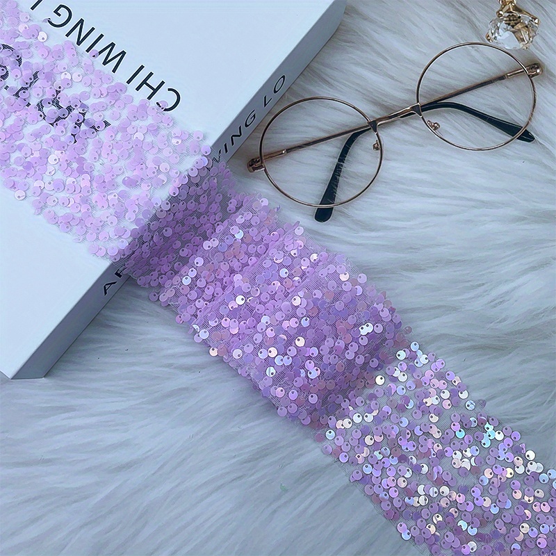 Rhinestone Elastic Net Mesh Fabric Clothing Hair Accessories DIY Craft  Material