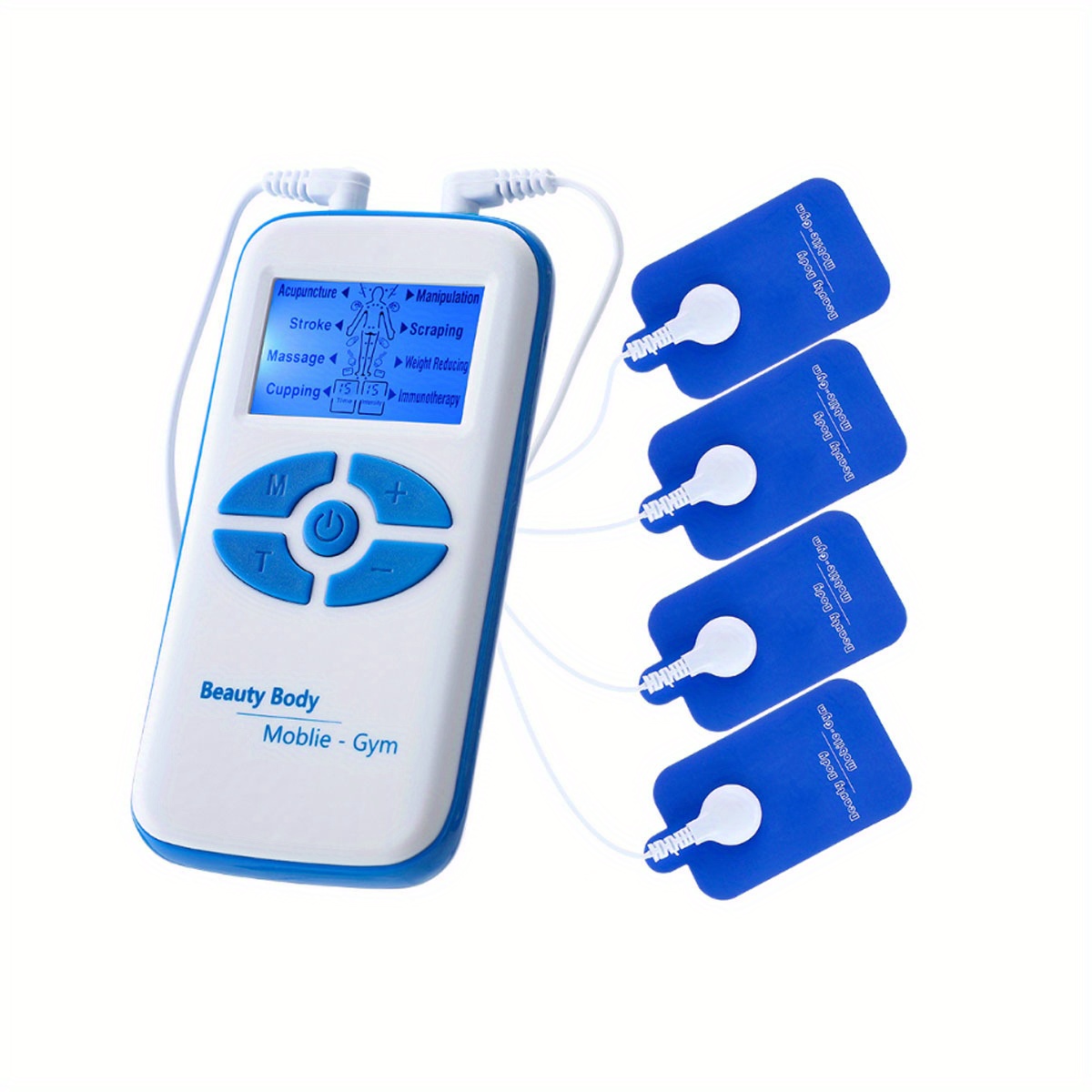 Ems Pulse Therapy Battery Model Blue Screen Dual-channel 8 Modes