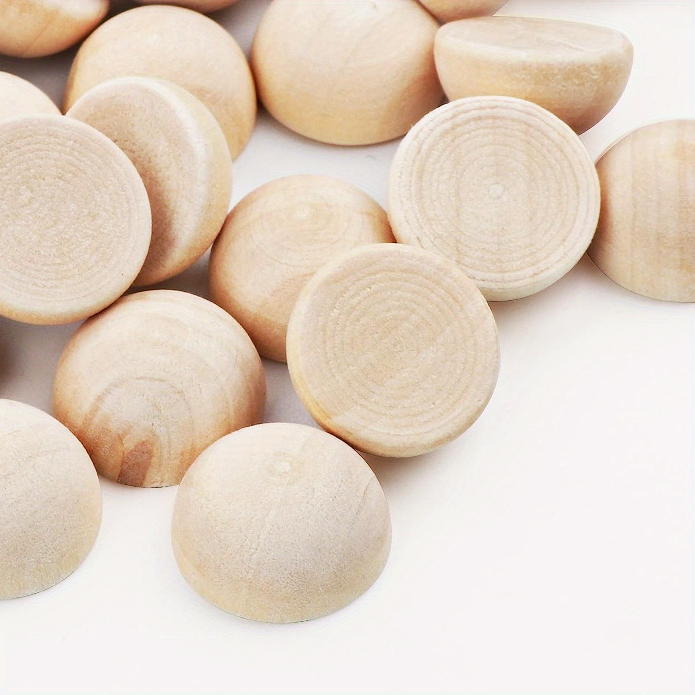 Wooden Half Beads for Crafts – MIOUMEI
